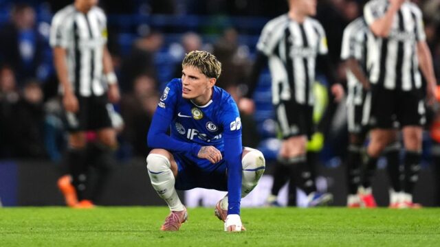 Alejandro Garnacho po prehre Chelsea 1:0 s Newcastlom United