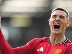 Ďalších päť zápasov Man Utd v porovnaní s Villou, Chelsea a Liverpoolom po triumfe Palace Benjamin Sesko oslavuje zápis do streleckej listiny