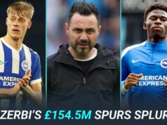 De Zerbi by mohol v letnom nájazde Spurs zacieliť na kvinteto Brightonu v hodnote 138,5 milióna libier De Zerbi by mohol v letnom nájazde Spurs zacieliť na kvinteto Brightonu v hodnote 138,5 milióna libier