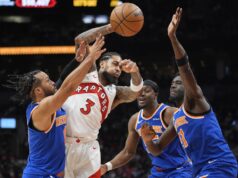 Defenzívne naladení Knicks idú po 12. víťazstve nad Raptors v rade NBA: New York Knicks v Toronte Raptors