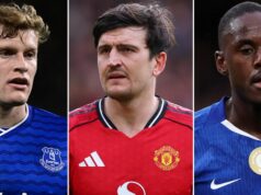 Deväť hviezd, ktoré by mohli nahradiť Harryho Maguirea na Svetovom pohári, vrátane esa Chelsea a 6 stôp 7′ obra Trevoh Chalobah, Harry Maguire a Jarrad Branthwaite