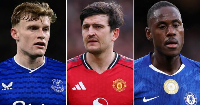 Deväť hviezd, ktoré by mohli nahradiť Harryho Maguirea na Svetovom Trevoh Chalobah, Harry Maguire a Jarrad Branthwaite