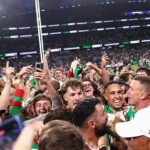 Tisíce fanúšikov NRL vtrhli na štadión Allianz po tom, čo Alex Johnston prekonal rekord v počte pokusov