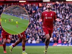 Dominik Szoboszlai strelil úžasný priamy kop a zabezpečil vedenie Liverpoolu proti Tottenhamu Dominik Szoboszlai strelil úžasný priamy kop a zabezpečil vedenie Liverpoolu proti Tottenhamu