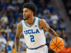 Donovan Dent dosiahol históriu turné Big Ten v UCLA nad Rutgersom Donovan Dent dosiahol históriu turné Big Ten v UCLA nad Rutgersom