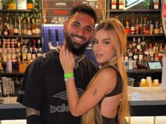 Douglas Luiz vyšiel na verejnosť s novou 19-ročnou priateľkou – a je to dcéra legendy Arsenalu: Hviezda Villa sa presťahovala zo štvorročného vzťahu s Alisha Lehmann Douglas Luiz (vľavo) vyšiel na verejnosť so svojím vzťahom s 19-ročným Dudom Gasparom