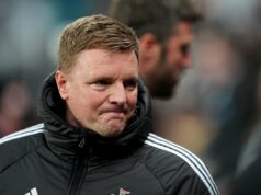 Eddie Howe posiela vzdorný odkaz po neskorej smútku Newcastlu v Barcelone Harvey Barnes vyzeral, že zabezpečil pre Newcastle (PA Wire) neoceniteľné víťazstvo