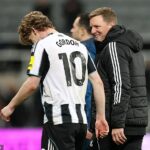 Eddie Howe obhajoval Anthonyho Gordona po kritike Roya Keana a Alana Shearera