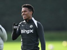 Estevao a Garnacho štartujú, Delap vedie v prvej línii – Dream Chelsea za zatvorenými dverami XI Estevao Willian z Chelsea počas tréningu na Chelsea Training Ground 9. februára 2026 v Cobhame v Anglicku