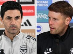 Fabian Hurzeler odhaľuje, čo napísal Mikelovi Artetovi po ohnivej hádke nad taktikou Arsenalu Fabian Huerzeler, manažér Brighton & Hove Albion