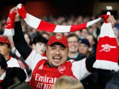 Fanúšikovia Arsenalu pridelili vo Wembley 8 krčiem, pretože priaznivci varovali pred pokutami 100 libier Fanúšikovia Arsenalu pridelili vo Wembley 8 krčiem, pretože priaznivci varovali pred pokutami 100 libier