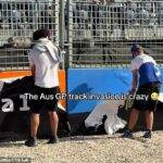 Fanúšikovia formuly 1 vyzliekli Albert Park po Veľkej cene Austrálie v Melbourne, dokonca odstránili reklamné tabule