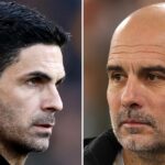 Mikel Arteta a Pep Guardiola