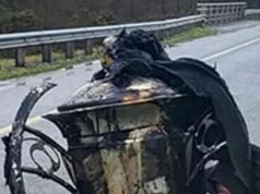 Fotografia odhaľuje rozsah poškodenia trofeje Six Nations po požiari diaľničnej dodávky Fotografia odhalila rozsiahle škody na trofeji Six Nations spôsobené náhodným požiarom