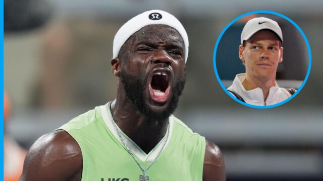 Frances Tiafoe posiela správu Jannikovi Sinnerovi pred zúčtovaním
