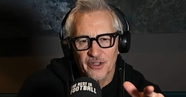 Gary Lineker počas otázok a odpovedí