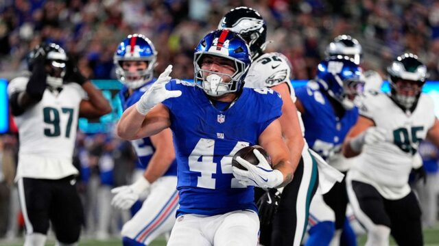 Giants RB Cam Skattebo tvrdí, že CTE je falošný a Giants RB Cam Skattebo tvrdí, že CTE je falošný a „len výhovorka“ pre hráčov