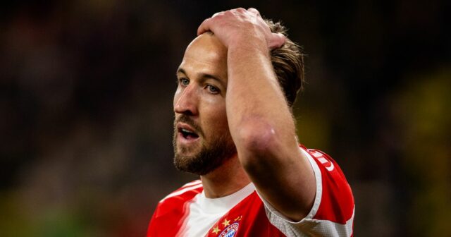 MNÍCHOV, NEMECKO - 4. marca: Harry Kane z FC Bayern Mníchov počas tréningu na Saebener Straße 4. marca 2026 v nemeckom Mníchove. (Foto: S. Mellar/FC Bayern cez Getty Images)