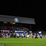 Štadión Leasing.com v Macclesfielde zapálili v utorok v skorých ranných hodinách