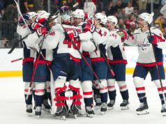 Hrdinstvo Dylana Stromea pomáha Caps poraziť rytierov v prestrelke NHL: Washington Capitals vo Vegas Golden Knights