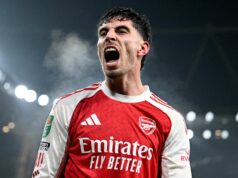 Hviezda Arsenalu Kai Havertz po čestnom priznaní zranenia vyhodil z Man City trofej Kai Havertz