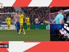 Hviezda LaLigy bola vylúčená za „štípanie súperových pohlavných orgánov“ v bizarnom mimovoľnom súboji predtým, ako prosí o nevinu Obranca Getafe Abdel Abqar (v žltom) bol vylúčený za údajné zovretie genitálií Alexandra Sorlotha pri bizarnom incidente mimo hry.