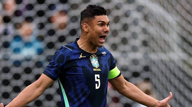 Stredopoliar Brazílie a Manchestru United Casemiro