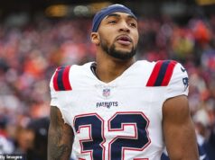 Hviezda Super Bowlu sa ponáhľa na obranu hráča NBA po tom, čo bol strážca Bulls prerezaný kvôli vyhláseniam proti LGBTQ+ Patriots running back TreVeyon Henderson obhajoval sekeru hviezdu NBA Jadena Iveyho