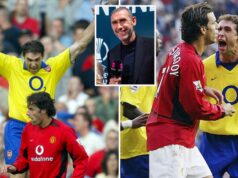 Ikona Arsenalu sa ospravedlňuje „každému útočníkovi, proti ktorému som hral“ po neslávne známom zápase v Man Utd Ruud van Nistelrooy - Martin Keown