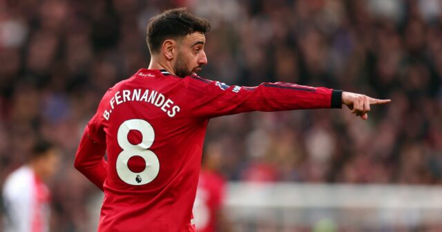 Incidenty Bruna Fernandesa boli zaznamenané v čase, keď hviezda Man Utd mala šancu konfrontovať Benjamina Seska
