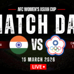 India verzus čínsky Taipei LIVE skóre, Ázijský pohár žien AFC 2026: štvrťfinále Blue Tigresses Eye