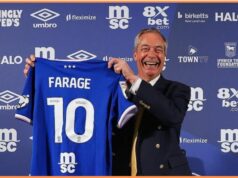 Ipswich Town odpor voči Nigelovi Farageovi Ipswich Town odpor voči Nigelovi Farageovi