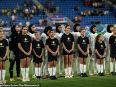 Iránsky futbalový tím ODMIETOL spievať svoju národnú hymnu na Ázijskom pohári, keďže v ich vlasti zúri vojna Iránska futbalová reprezentácia odmietla v pondelok večer pred prvým zápasom Ázijského pohára na Gold Coast zaspievať svoju národnú hymnu (na snímke)