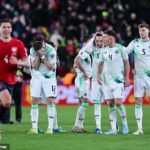 Skľúčení hráči Írska po prestrelke