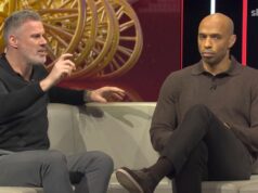 Jamie Carragher sa vracia k Arsenalu ako „nezmysel“ a prináša úprimný verdikt Mikel Arteta Jamie Carragher hovorí po boku Thierryho Henryho