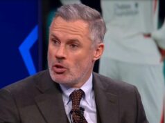 Jamie Carragher vtrhol do Chelsea a pomenoval problémové miesto – „Milión míľ preč“ PARÍŽ, FRANCÚZSKO - 11. marca: Brankár Chelsea Filip Jorgensen počas prvého osemfinále futbalového zápasu Ligy majstrov UEFA 2025/2026 medzi Paris Saint-Germain (PSG) a Chelsea FC na štadióne Parc des Princes 11. marca 2026 v Paríži vo Francúzsku. (Foto: Jean Catuffe/Getty Images)