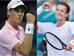 Jannik Sinner vs Jiri Lehecka cas zaciatku a ako pozerat finale Miami Open Jannik Sinner čelí vo finále Miami Open Jiřímu Lehečkovi (Getty Images)