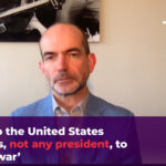 "Je na Kongrese Spojených štátov, nie na akomkoľvek prezidentovi, aby vyhlásil vojnu" | Al-Džazíra