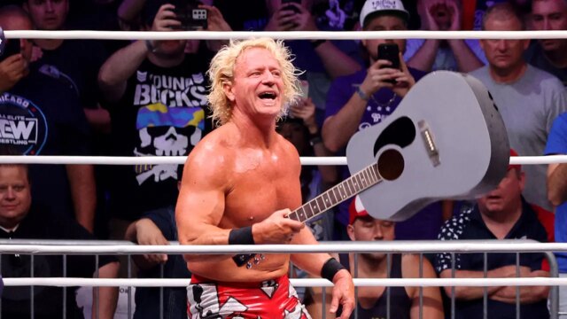 Jeff Jarrett z AEW rozpráva gitarové výstrely

