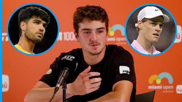 Joao Fonseca hovorí o Carlosovi Alcarazovi a Jannikovi Sinnerovi
