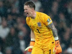 Jordan Pickford zložil sľub majstrovstiev sveta v Anglicku a poslal odkaz svojim súperom – „Chase the wolf“ Jordan Pickford bude hrať na svojom piatom veľkom medzinárodnom turnaji (Foto: Nigel French/Sportsphoto/Allstar cez Getty Images)