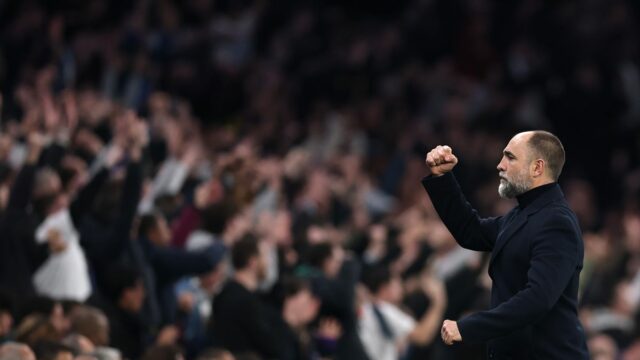 Igor Tudor počas zápasu 16. kola Ligy majstrov medzi Tottenhamom Hotspur a Atleticom Madrid