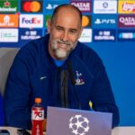 Igor Tudor hovoril na tlačovej konferencii pred prvým zápasom 16. kola Ligy majstrov Tottenhamu proti Atleticu de Madrid na ihrisku Riyadh Air Metropolitano.