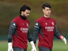 Kepa Arrizabalaga o víťazstve trofejí v Arsenale, finále Carabao Cupu a „silnom“ Man City David Raya a Kepa Arrizabalaga