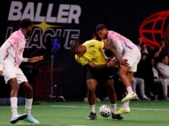 Klub národnej ligy vydal vyhlásenie po tom, čo stredopoliar hrá v Baller League bez povolenia Baller League zahŕňa množstvo celebrít a influencerov, ako napríklad KSI (Getty)