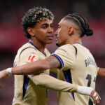 Lamine Yamal s momentom spojky