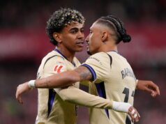 Lamine Yamal s momentom spojky Lamine Yamal s momentom spojky