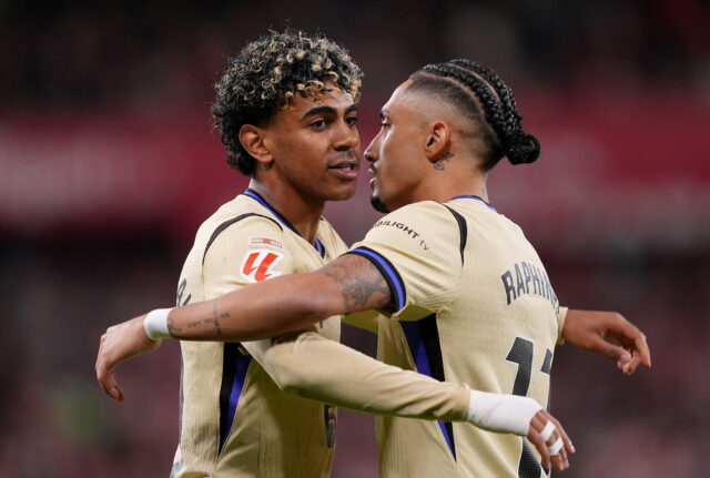 Lamine Yamal s momentom spojky
