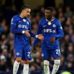 Malo Gusto a Moises Caicedo počas prehry Chelsea s Newcastlom United