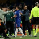 Liam Rosenior je presvedčený, že top hviezdy ako Enzo Fernandez (na obrázku) chcú zostať v Chelsea